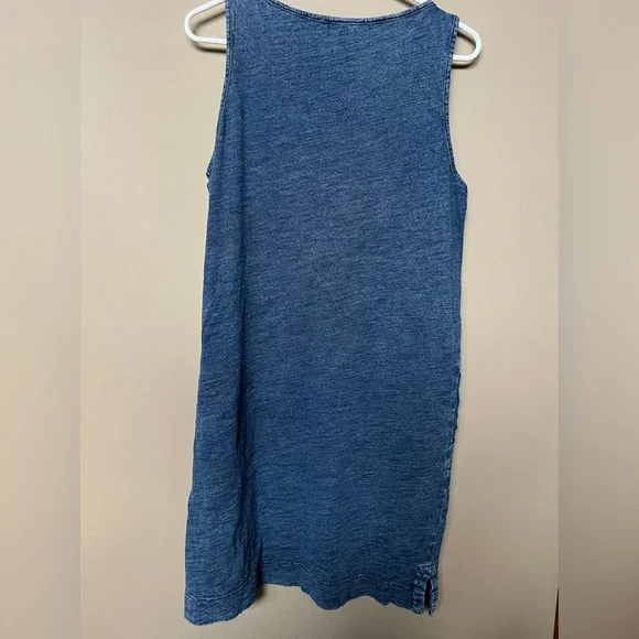 Jane and Delancey Chambray Shift Dress with pockets SIZE M - Picture 2 of 8